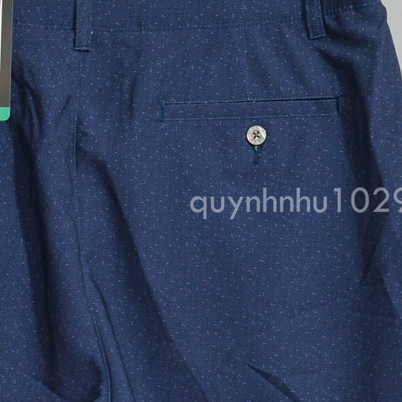 Pebble Beach Men’s Dry-Luxe Performance Shorts in navy - Picture 6 of 6